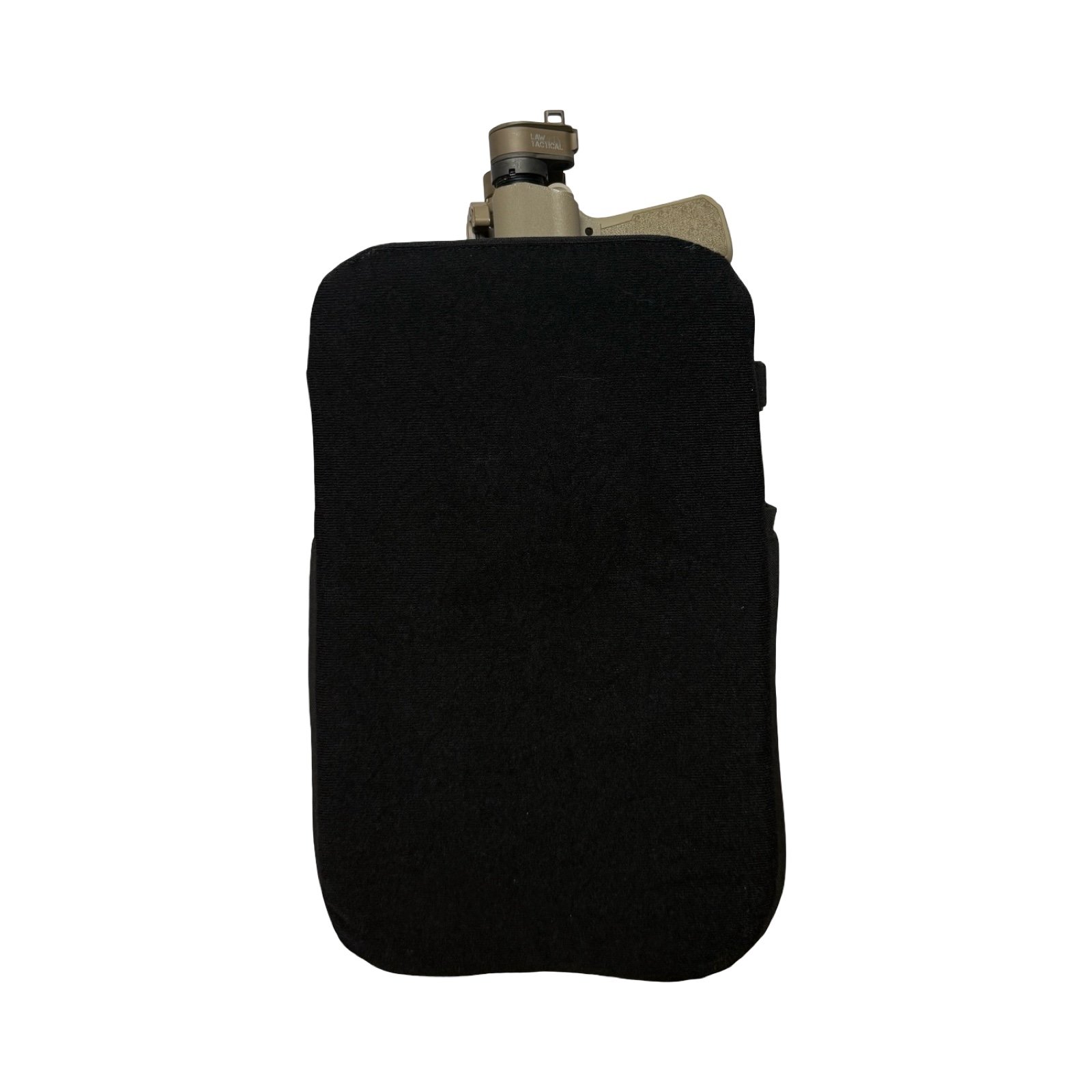 The Policy XL backpack insert standing on its own with a folded AR inside