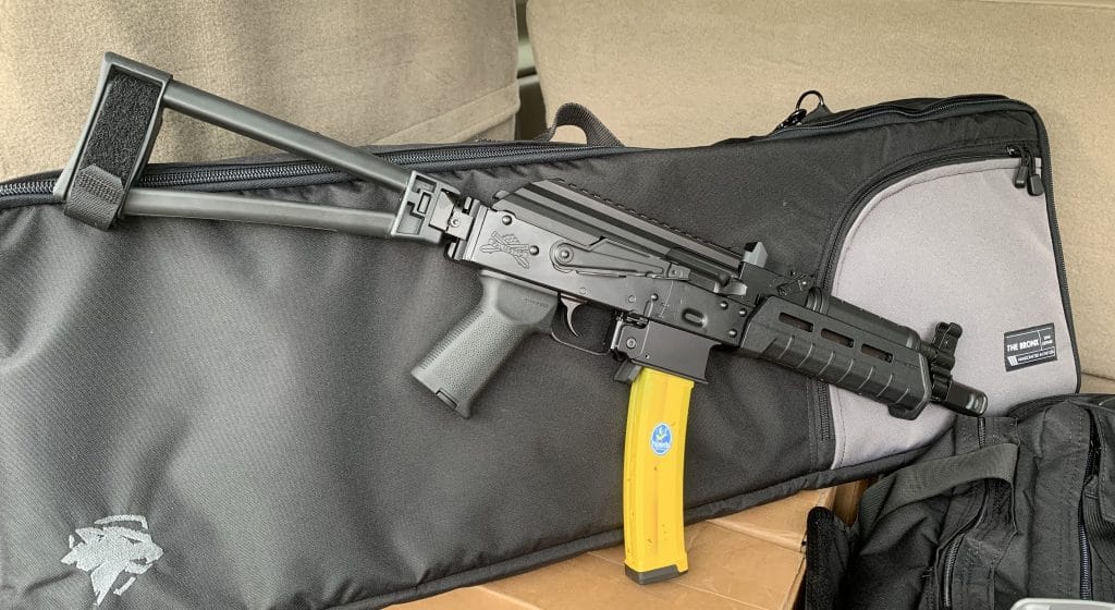 9mm AK with PSA Banana Magazine