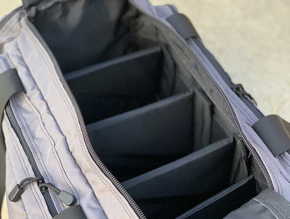 Empty Multiple Pistol Range Bag