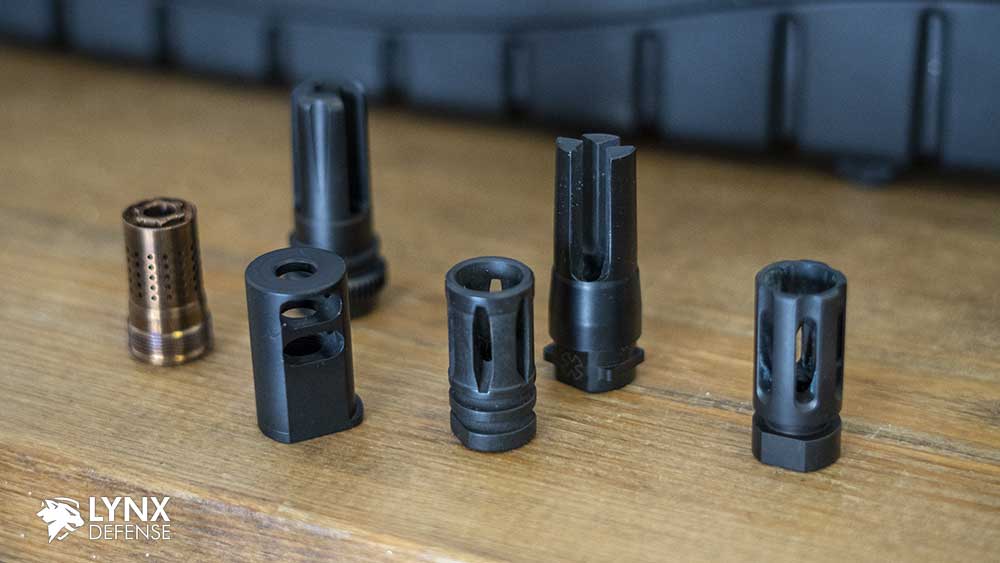 Muzzle Brakes, Flash Hiders, and compensators