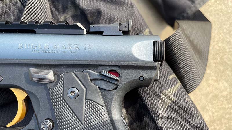 ruger mark iv on fire