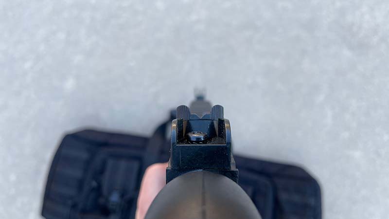 GSG-522 Rear Sight Picture