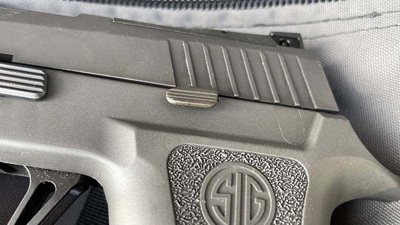 sig p320 x5 legion slide release