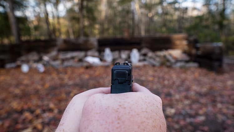 kahr p380 aiming