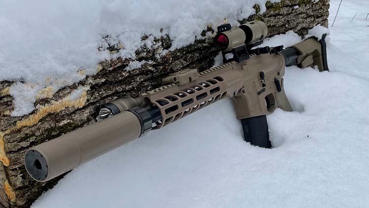 Suppressed Stag Arms AR-15