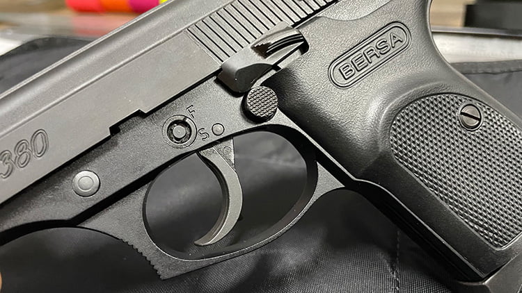 bersa thunder 380 left side controls