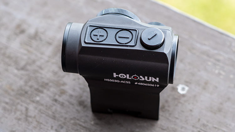 Holosun 503G Controls