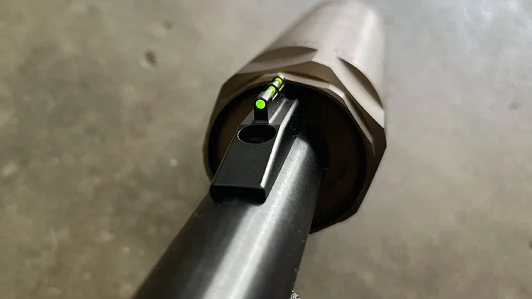 Front Fiber Optic sight on the Henry Model X