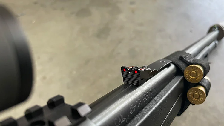 Rear sight of the Henry X Model