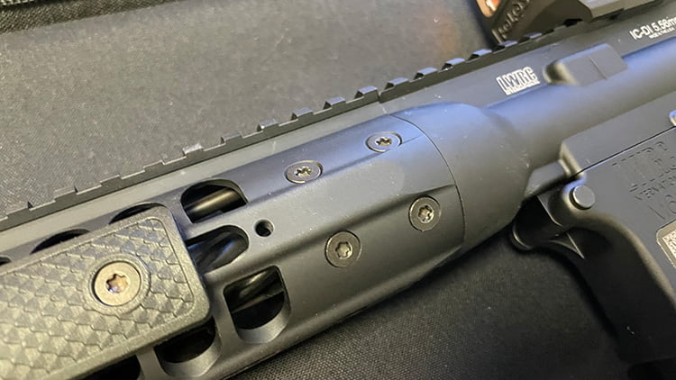 lwrc m6ic handguard barrelnut