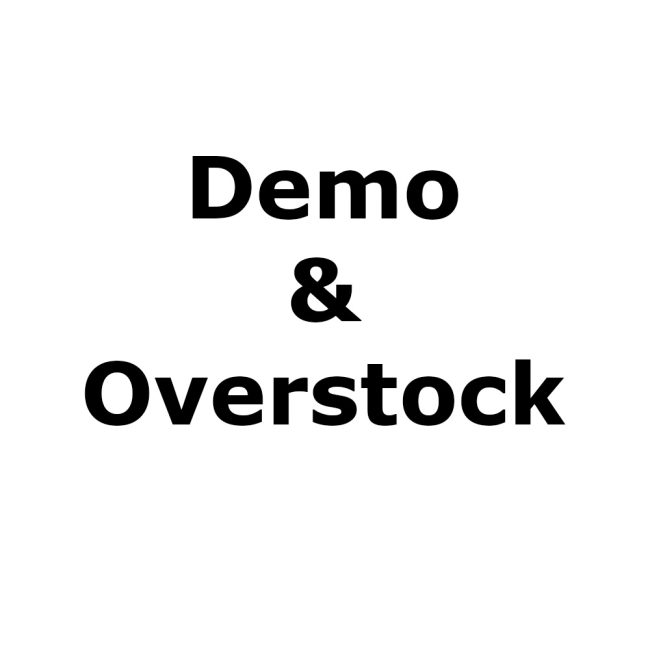 demo overstock sale