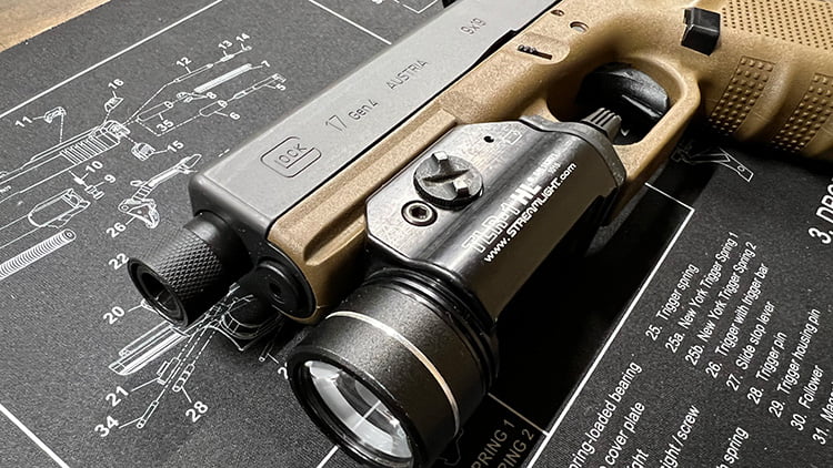 glock 17 mos flashlight