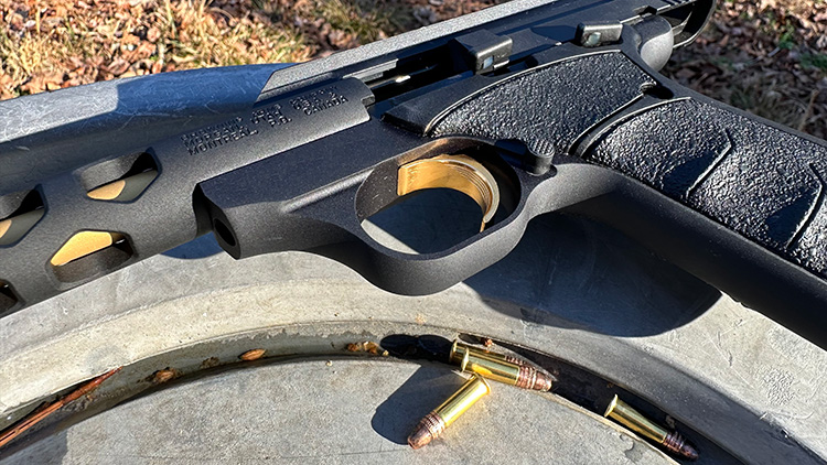 Trigger on the Browning Buckmark