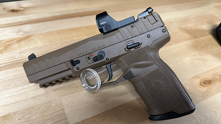 Viridian RFX35 on FN Five Seven