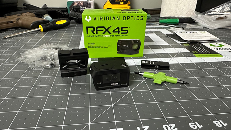 Viridian RFX45 In the Box