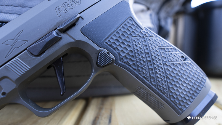 Sig Sauer P365 AXG LEGION Magazine Release