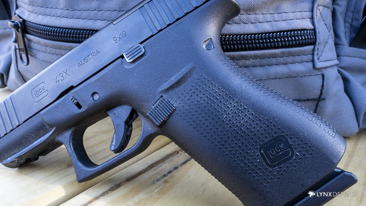 Glock 43X MOS Magazine Release