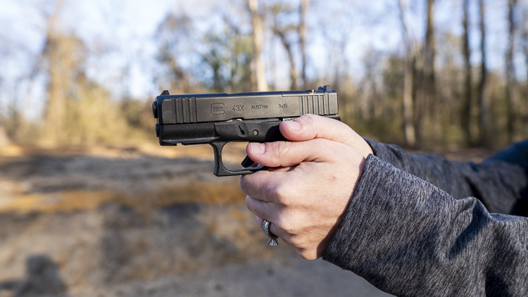 Glock 43X MOS Shooting on the Range