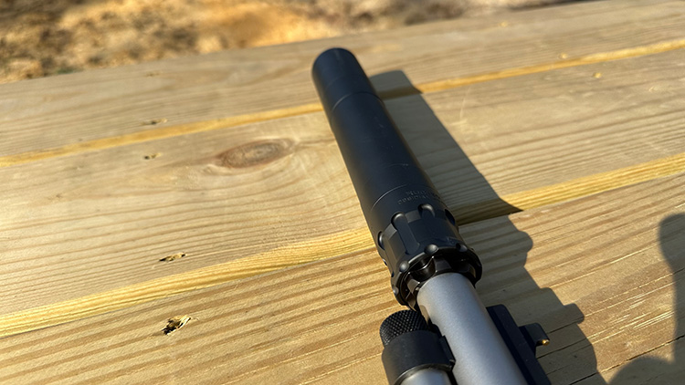 S&W 1854 with a Rugged Suppressor