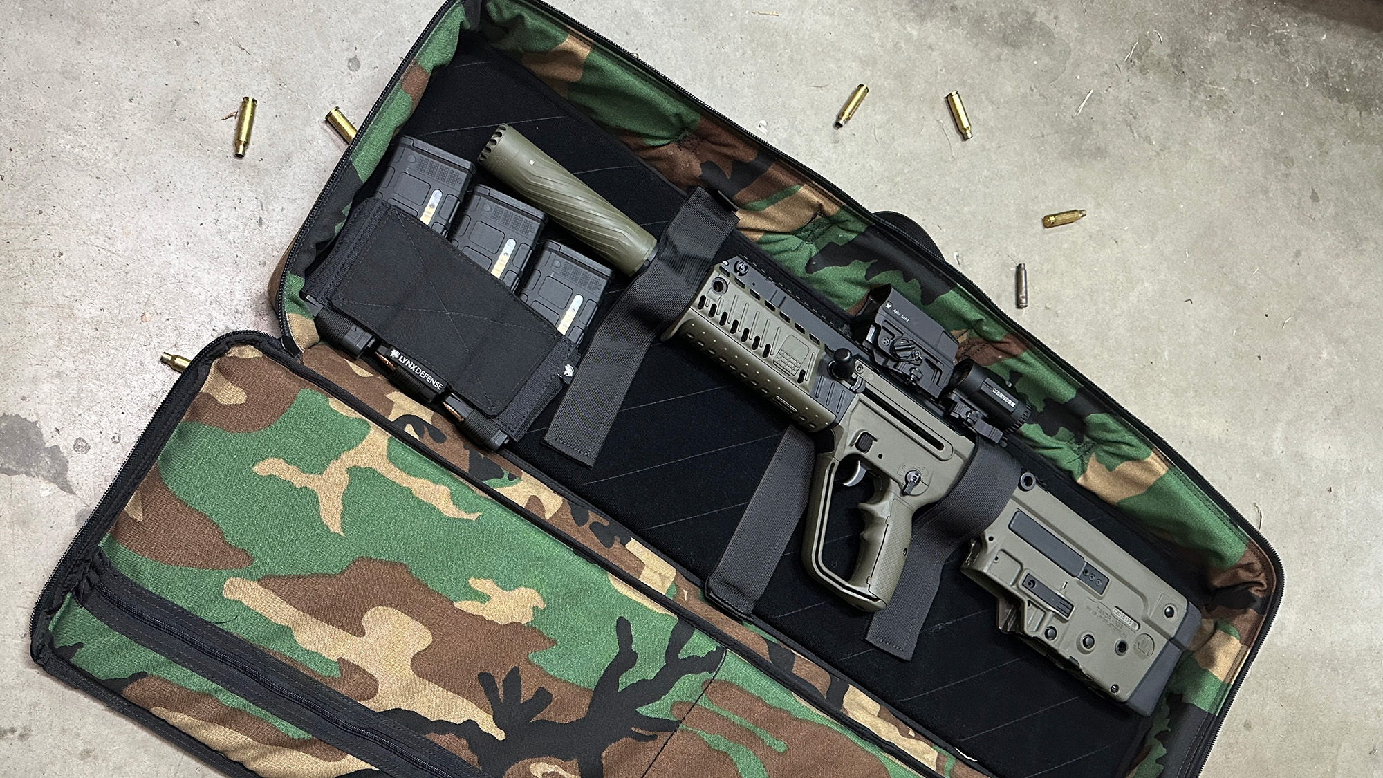 IWI Tavor in Bronx Bag