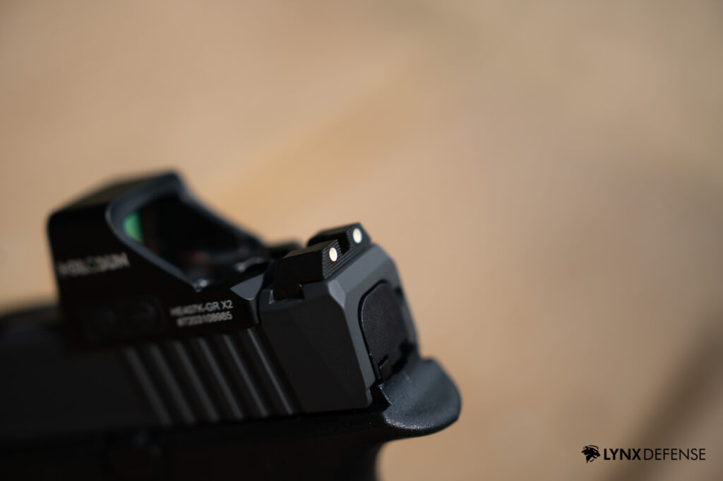 psa micro dagger rear sight