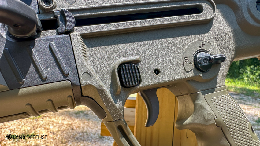 iwi tavor x95 mag release