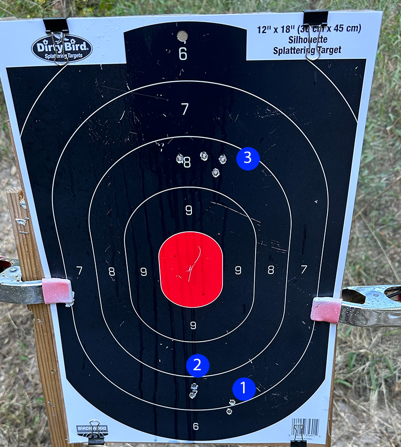 Target shot with the Primary Arms SLx 1-10x ACSS Nova LPVO