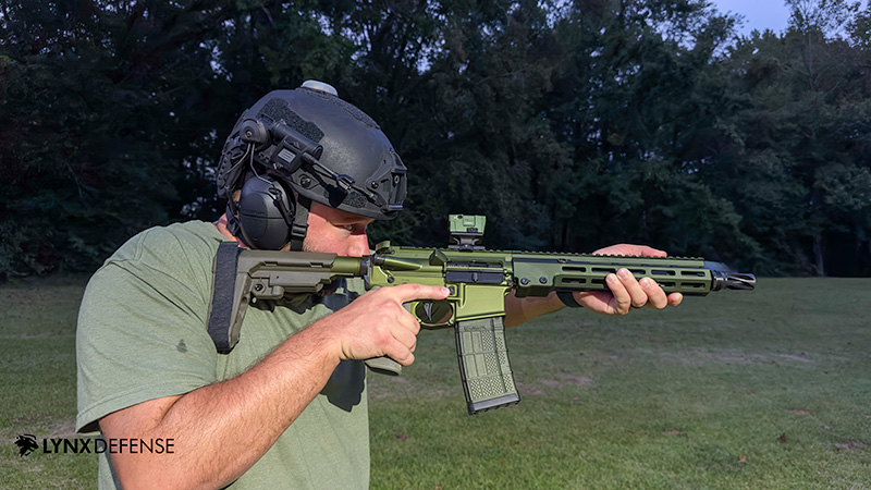 Fortis Ballistic Helmet in use