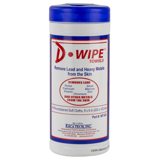 D-Lead Wipes 40 Count